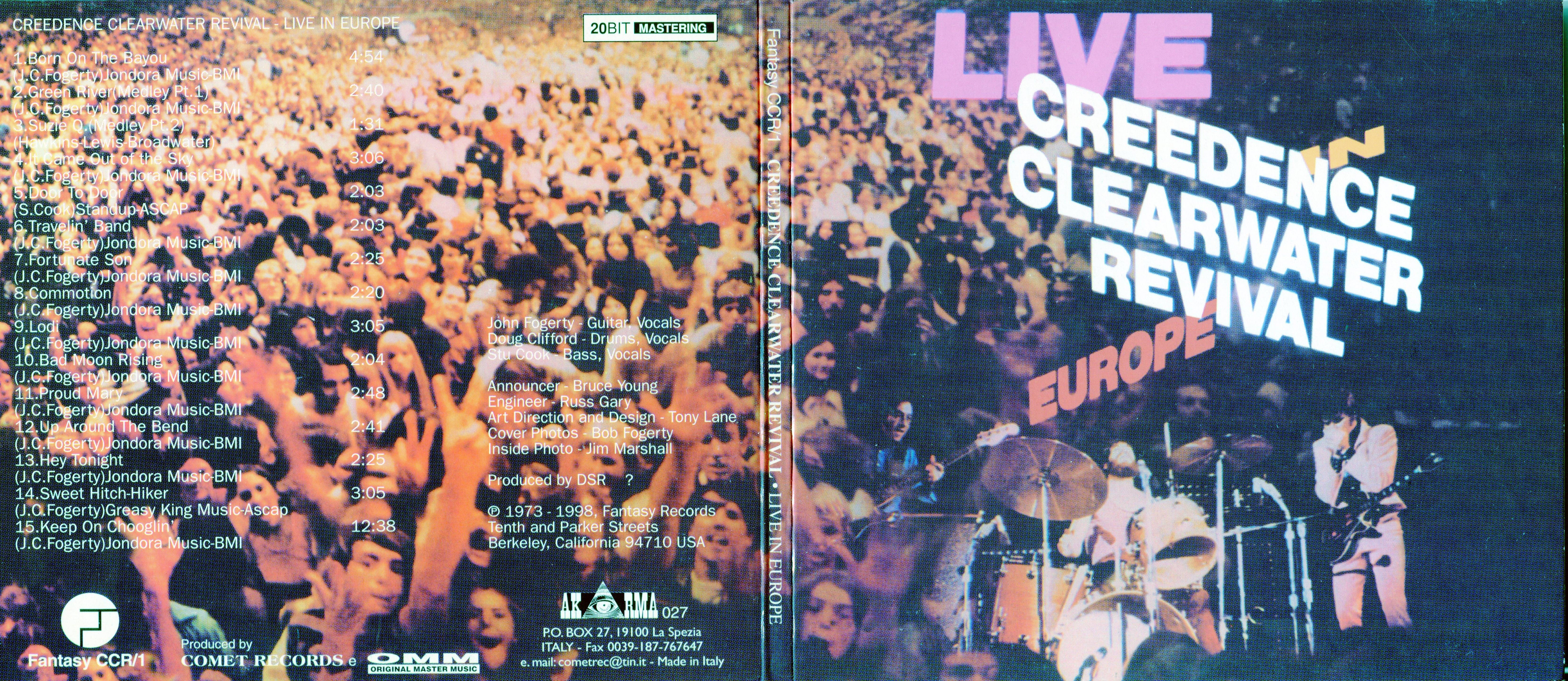 Creedence Clearwater Revival Live In Europe [vkandak ita]